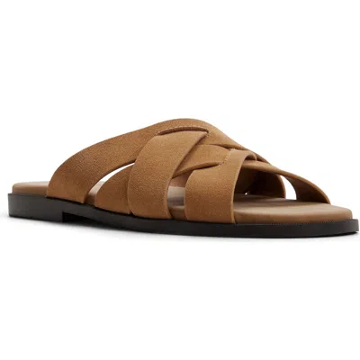 Aldo Birchill Slide Sandal In Brown