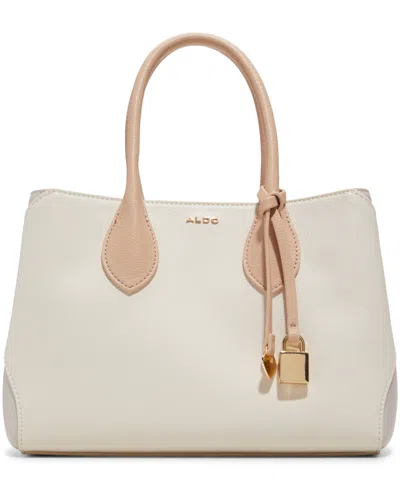 Aldo Birin Medium Satchel Bag In Bone