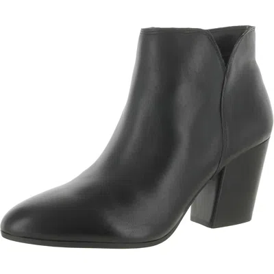 Aldo Blanka Womens Zipper Almond Toe Booties In Black