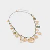Aldo Bohemian In Dark Green In Gold