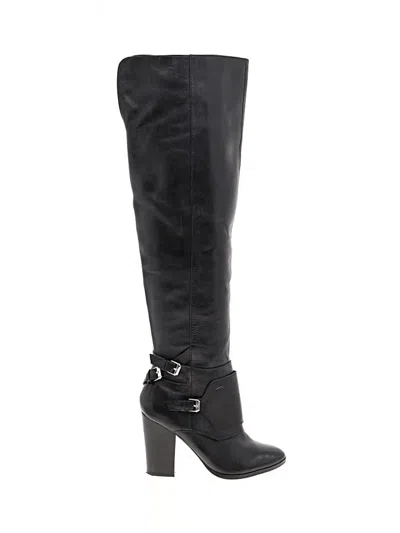 Pre-owned Aldo Boots In Black
