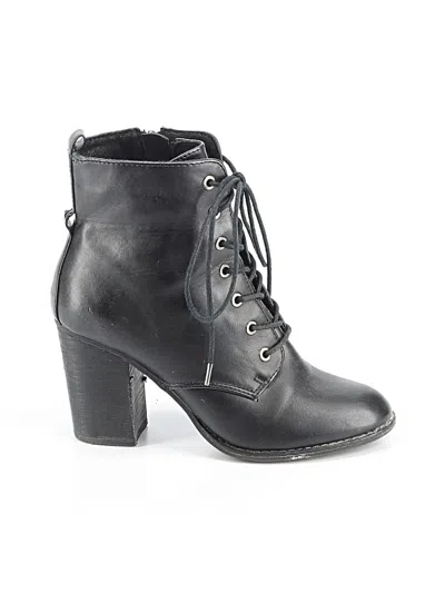 Pre-owned Aldo Boots In Black