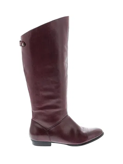 Pre-owned Aldo Boots In Burgundy