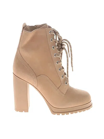 Pre-owned Aldo Boots In Tan