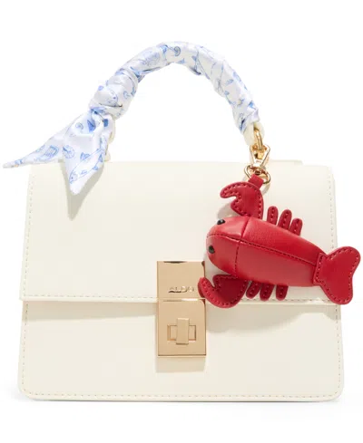 Aldo Bovan Mini Top Handle Satchel Handbag In Red