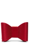 Aldo Bow Frame Clutch In Red