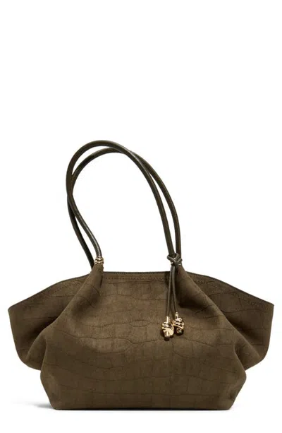 Aldo Braelynex Faux Leather Tote In Khaki