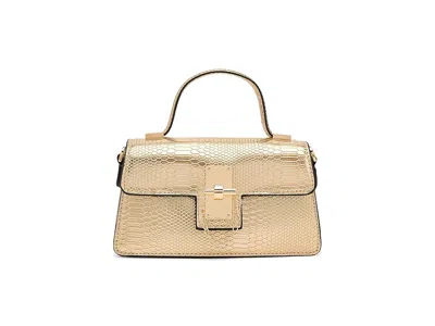 Aldo Callunaax Satchel Handbags Gold: One Size