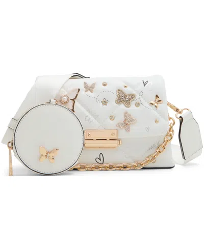 Aldo Camberlyyx Synthetic Small Crossbody Bag In White
