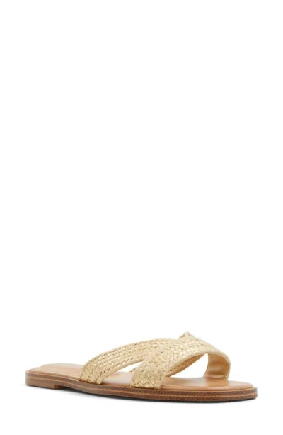 Aldo Caria Slide Sandal In Gold