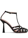 Aldo Castagna 100mm Lidia Sandals In Black