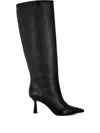 Aldo Castagna 70mm Samoa Leather Knee-high Boots In Black