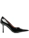 Aldo Castagna 85mm Anya Pointed-toe Pumps In Black