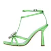 Aldo Castagna Sandals Green In Verde Blu E Verdi