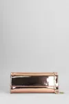 Aldo Castagna Shoulder Bag In Copper Leather In Brown