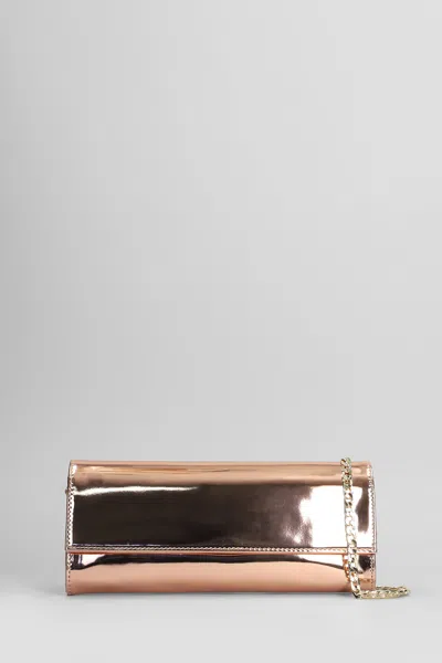 Aldo Castagna Shoulder Bag In Copper Leather In Brown