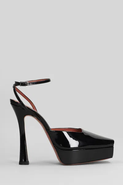Aldo Castagna Vicky Pumps In Black Patent Leather