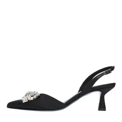 Aldo Castagna With Heel Black In Nero Neri E Grigi