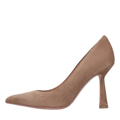 Aldo Castagna With Heel Brown In Marrone Scuri