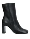 Aldo Castagna Woman Ankle Boots Black Size 6 Soft Leather