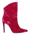 Aldo Castagna Woman Ankle Boots Fuchsia Size 8 Textile Fibers In Pink