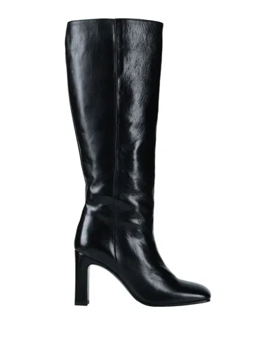 Aldo Castagna Knee Boots In Black