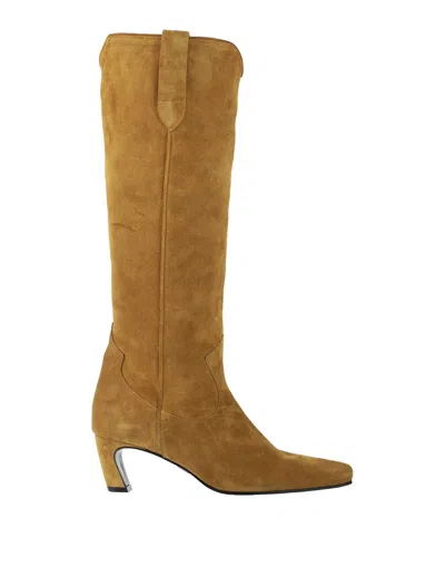 Aldo Castagna Knee Boots In Ocher