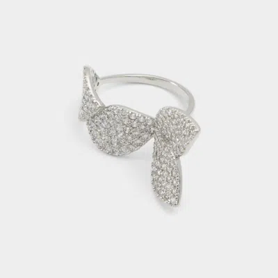 Aldo Celenring In Silver/clear Multi In White