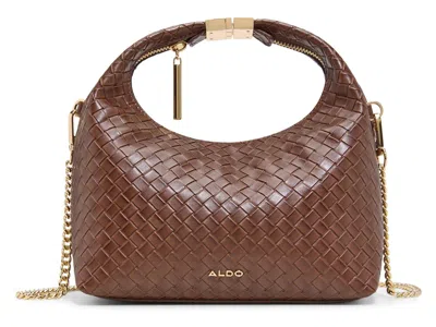 Aldo Charliezee Satchel In Dark Brown