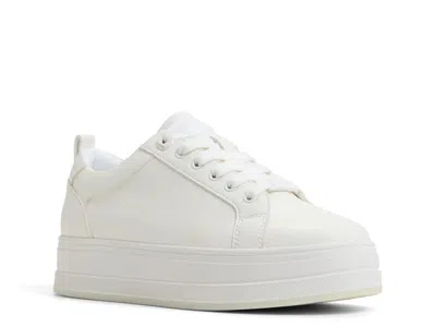 Aldo Chic Comfort Platform Sneaker In White