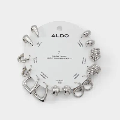 Aldo Chicdays In Silver/clear Multi In Metallic