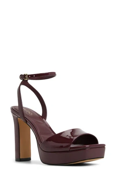 ALDO ALDO CHICGLEAM ANKLE STRAP PLATFORM SANDAL
