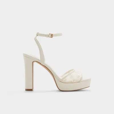 Aldo Chicglimmer In Open White In Neutral
