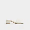 Aldo Claudina In White/bone In Gold