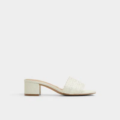Aldo Claudina In White/bone In Gold