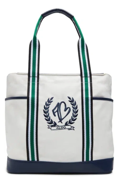 Aldo Club Canvas Tote In White