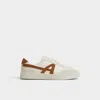 Aldo Clubtrainer In Bone In Brown