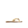 Aldo Conchiglia Flip Flop In Gold