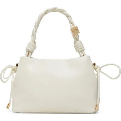 Aldo Coralisee Faux Leather Top Handle Bag In White