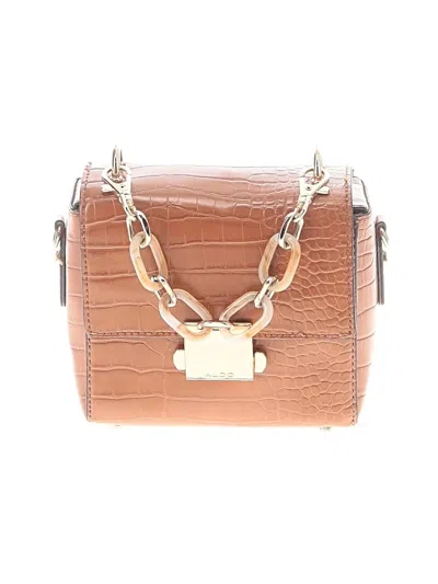 Pre-owned Aldo Crossbody Bag In Tan