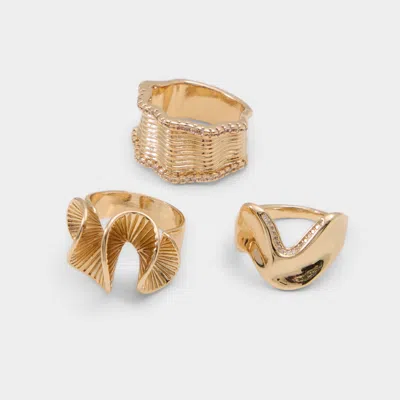 Aldo Cupkie In Gold/clear Multi