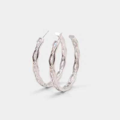 Aldo Cynthyia In Silver/clear Multi In Metallic