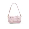 Aldo Daisy Bouquet Faux Leather Shoulder Bag In Pink