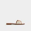 Aldo Dallaedar In White Combo In Brown