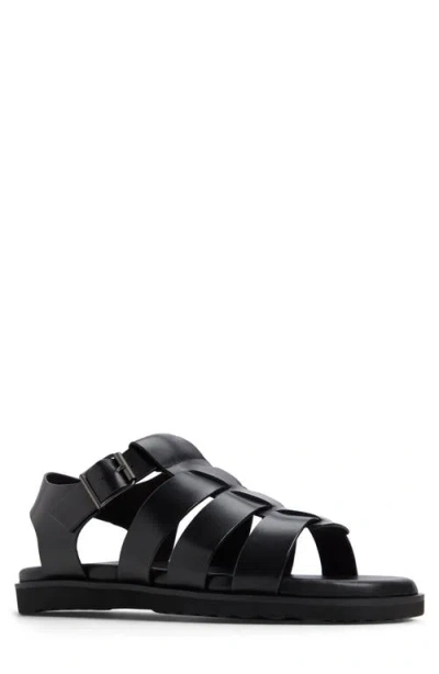 Aldo Darby Fisherman Sandal In Black
