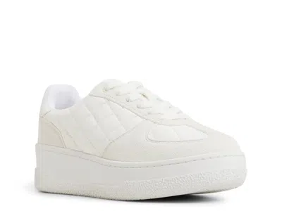 Aldo Deevale Platform Sneaker In White