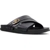 Aldo Men's Delmar Flat Sandals In Black