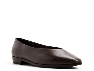 Aldo Devereteriel Flat In Burgundy