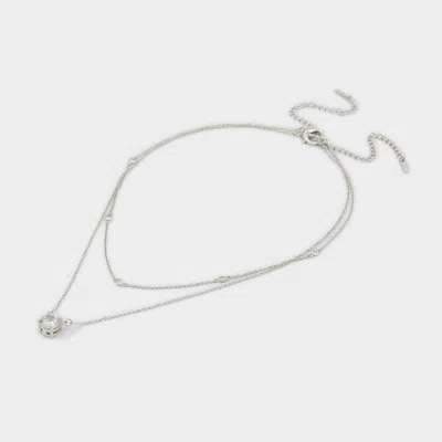 Aldo Dolonara In Silver/clear Multi In Gray