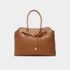 Aldo Eevangeliaax Faux Leather Tote In Brown